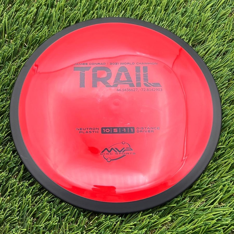 MVP Neutron Trail with James Conrad | 2021 World Champion | 37.7155474,-119.676854 Stamp – 173g – Red