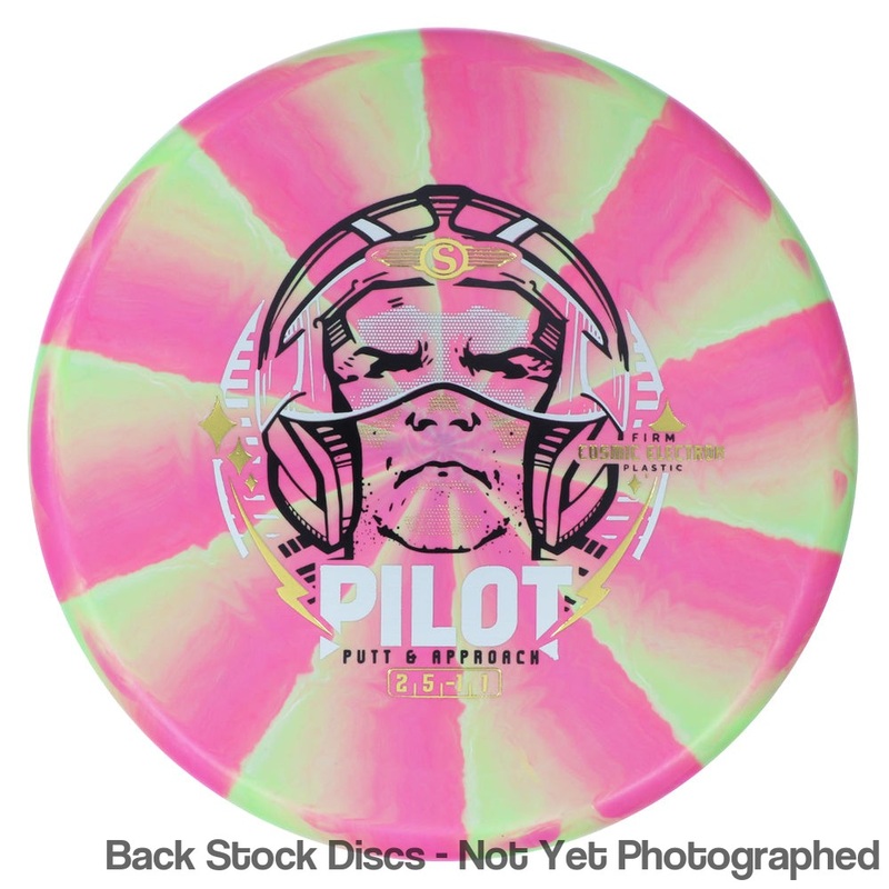 Streamline Cosmic Electron Firm – Streamline Pilot Putter (Stock Stamp) [Back Stock Inventory – Disc and Stamp Color WILL VARY]