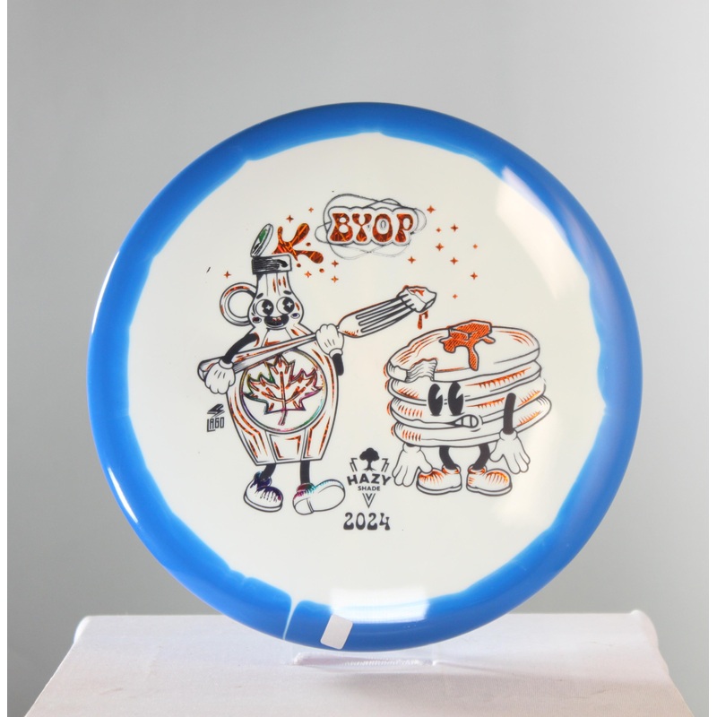Dynamic Discs 2024 BYOP Pancakes and Syrup Fuzion Orbit Warden Putter