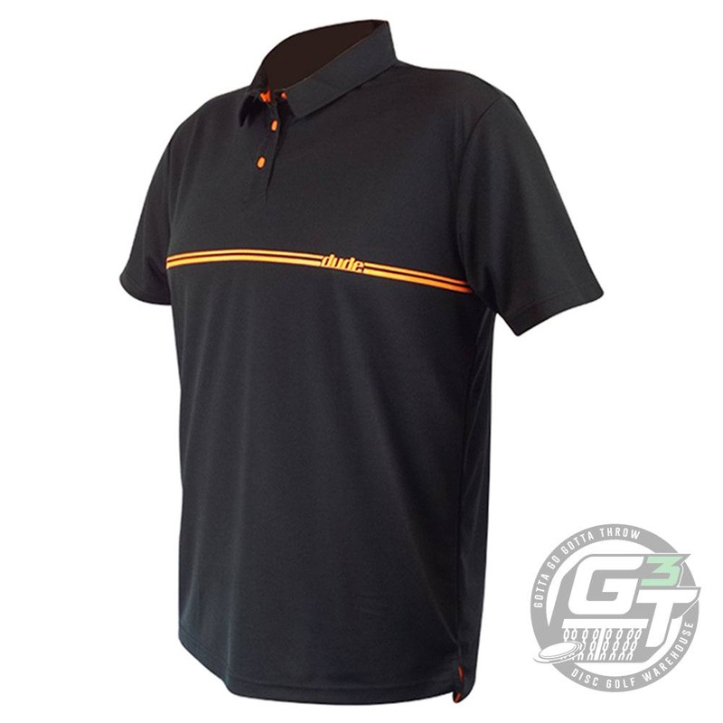 DUDE Gregg Barsby Short Sleeve Performance Disc Golf Polo Shirt
