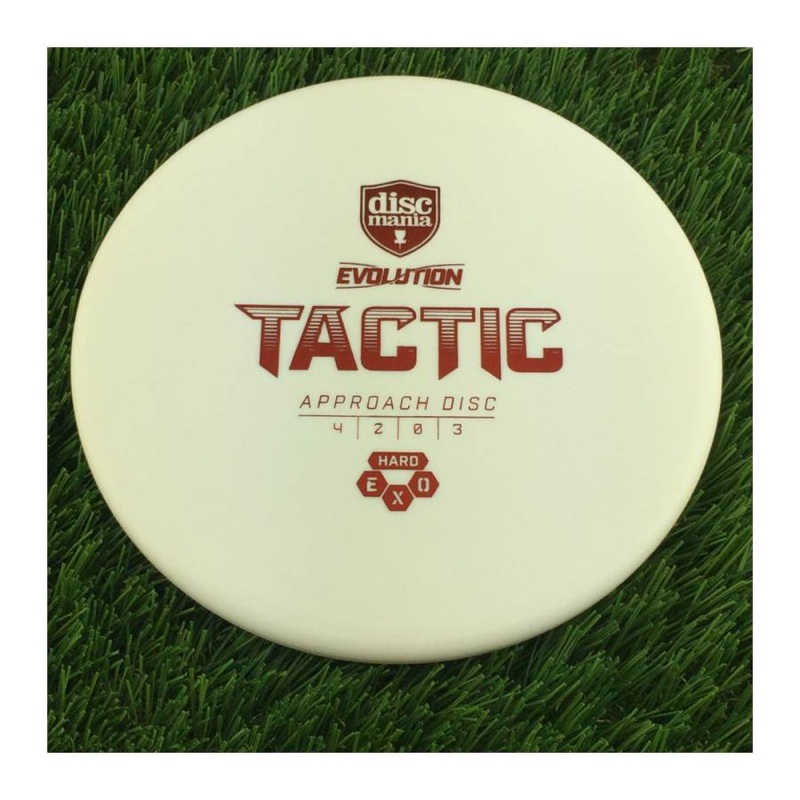 Discmania Evolution EXO Hard Tactic – 174g – Solid White