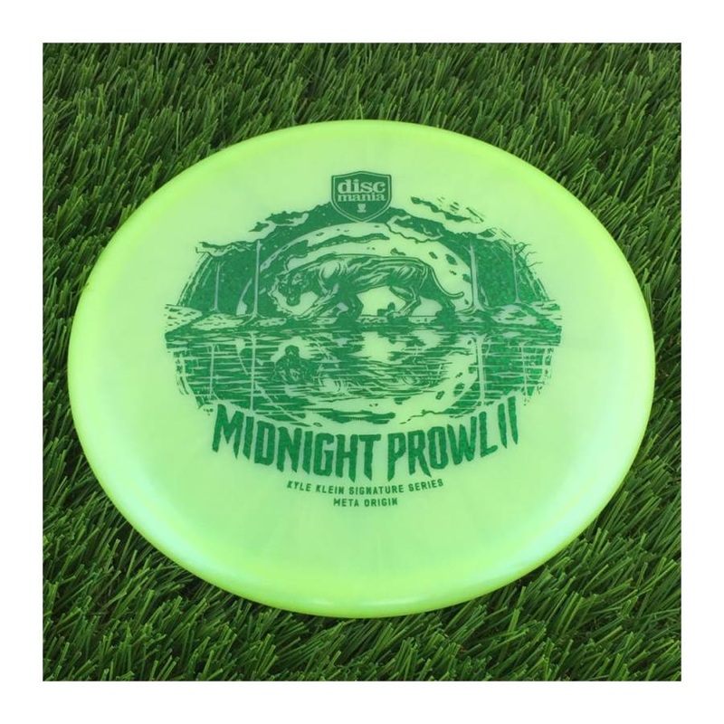 Discmania Evolution Meta Origin with Midnight Prowl II(2) – Kyle Klein Signature Series Stamp – 177g – Translucent Green