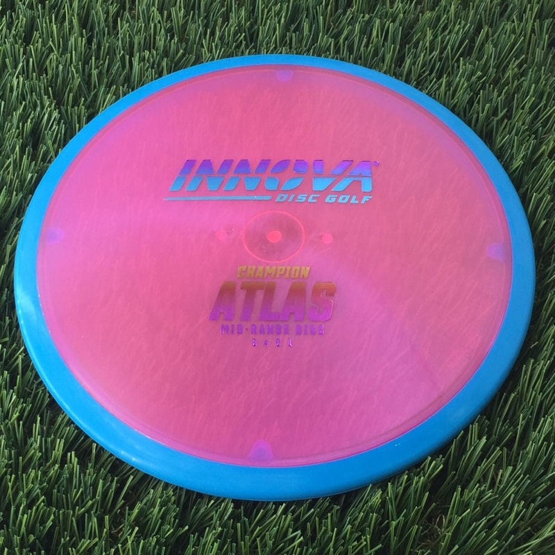 Innova Overmold Champion Atlas with Burst Logo Stock Stamp – 180g – Translucent Dark Pink