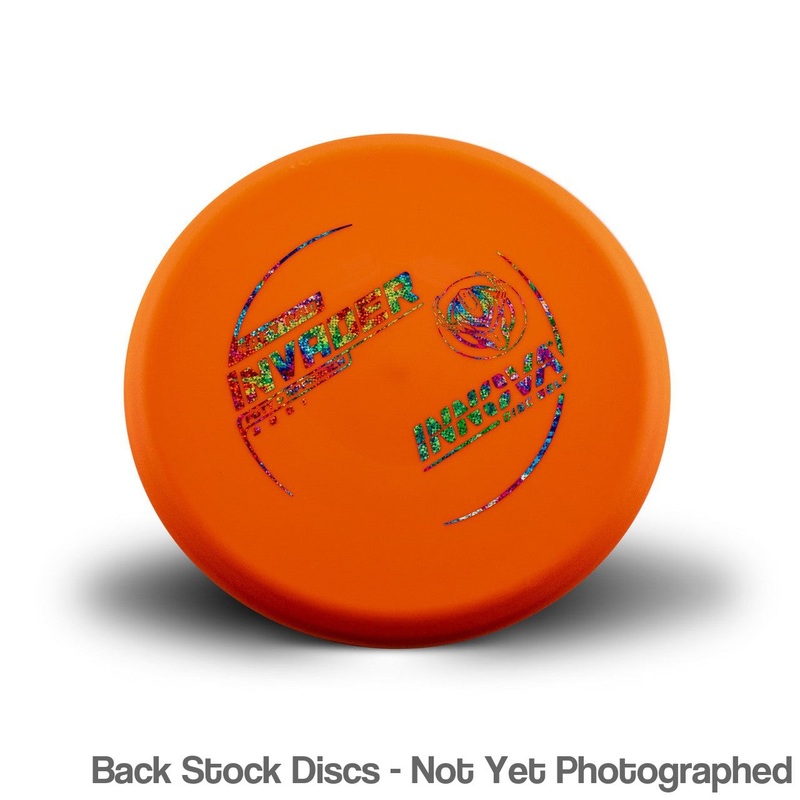 Innova Soft Pro Invader Putter with Burst Logo Stock Character Stamp [Back Stock Inventory – Disc and Stamp Color WILL VARY]