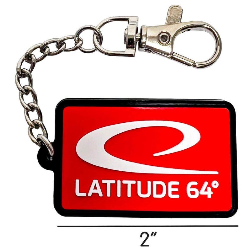 Latitude 64 Rubber Keychain