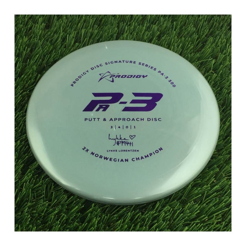 Prodigy 500 PA-3 with 2022 Signature Series Lykke Lorentzen – 2X Norwegian Champion Stamp – 173g – Solid Grey