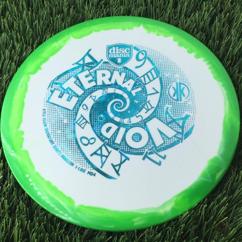 Discmania Horizon S-Line MD4 with Kyle Klein Signature Series – Eternal Void Egyptian Hieroglyphs Stamp – 180g Green