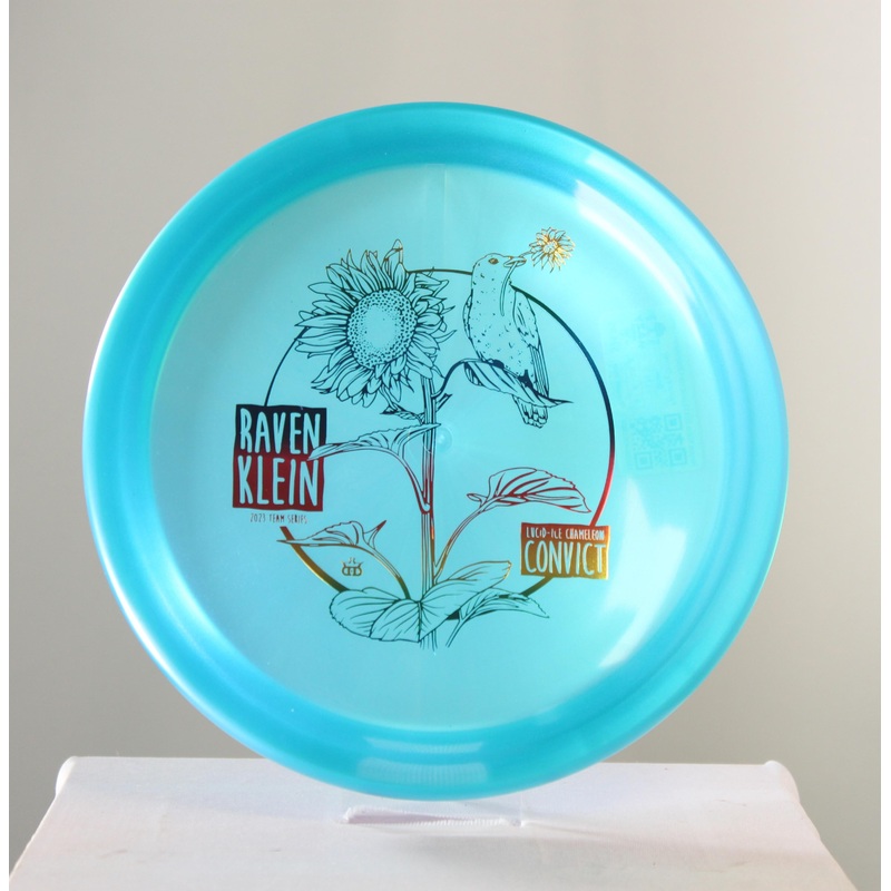 Dynamic Discs Raven Klein 2023 Lucid-Ice Chameleon Convict Fairway Driver