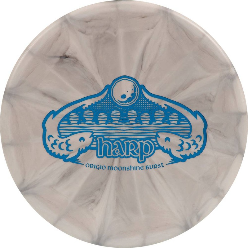 Westside Limited Edition High Tide Stamp Moonshine Glow Origio Burst Harp Putter Golf Disc