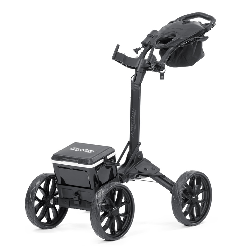 Bag Boy Quad Pro Disc Golf Cart – Black/Slate