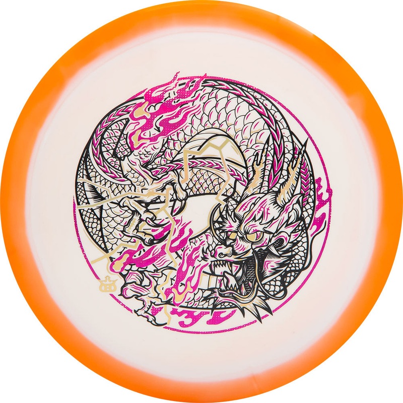 Dynamic Discs Limited Edition Year of the Dragon Triple Stamp Fuzion Orbit Trespass Distance Driver Golf Disc
