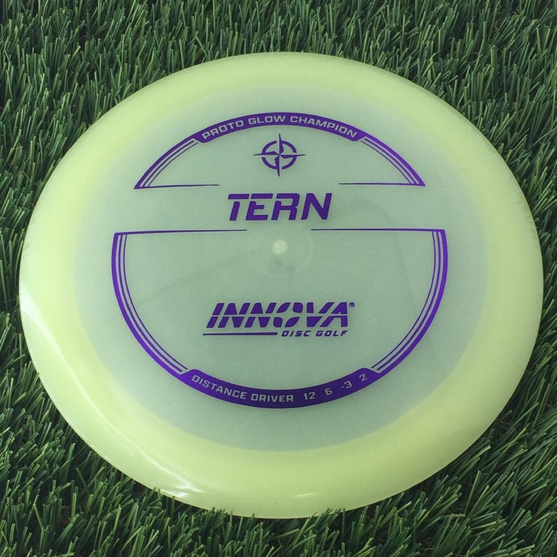 Innova Proto Glow Champion Tern with Burst Logo Stock Stamp – 169g – Translucent Glow
