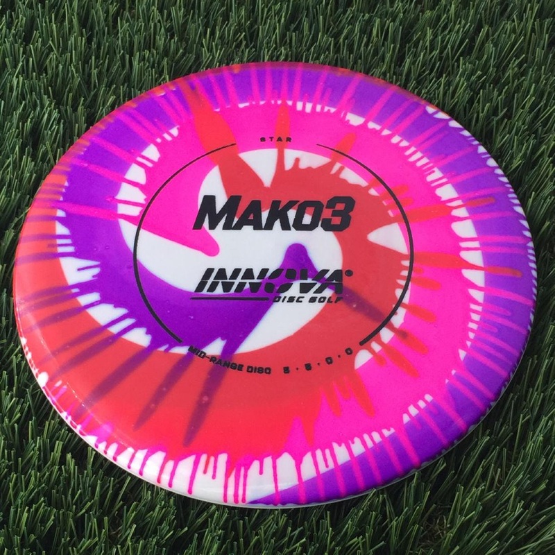 Innova Star I-Dye Mako3 with Burst Logo Stock Stamp – 172g Dyed