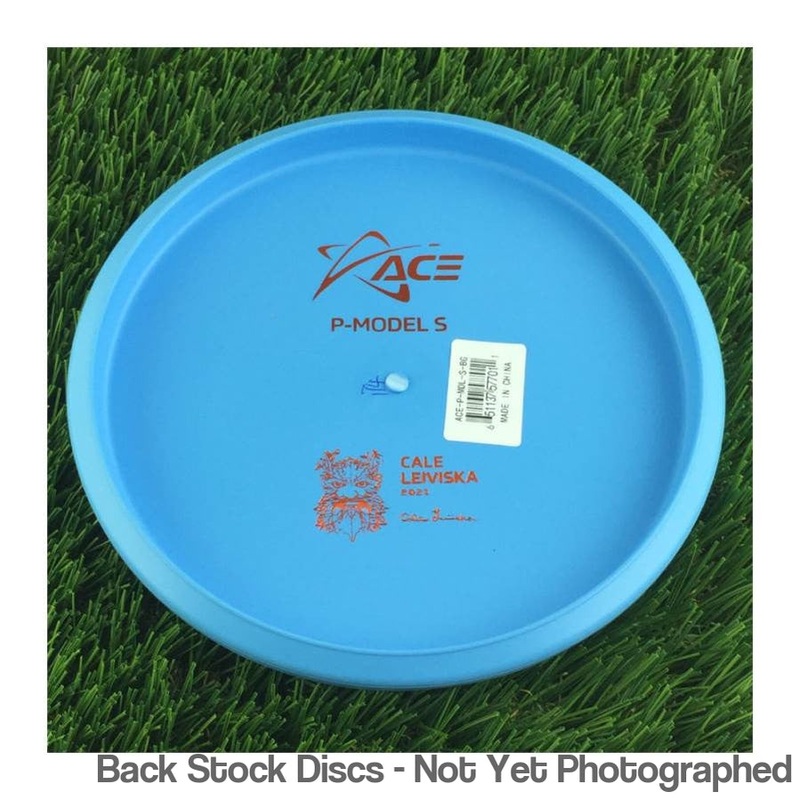 Prodigy Ace Line Basegrip P Model S Putter with Cale Leiviska 2021 Bottom Stamp [Back Stock Inventory – Disc and Stamp Color WILL VARY]