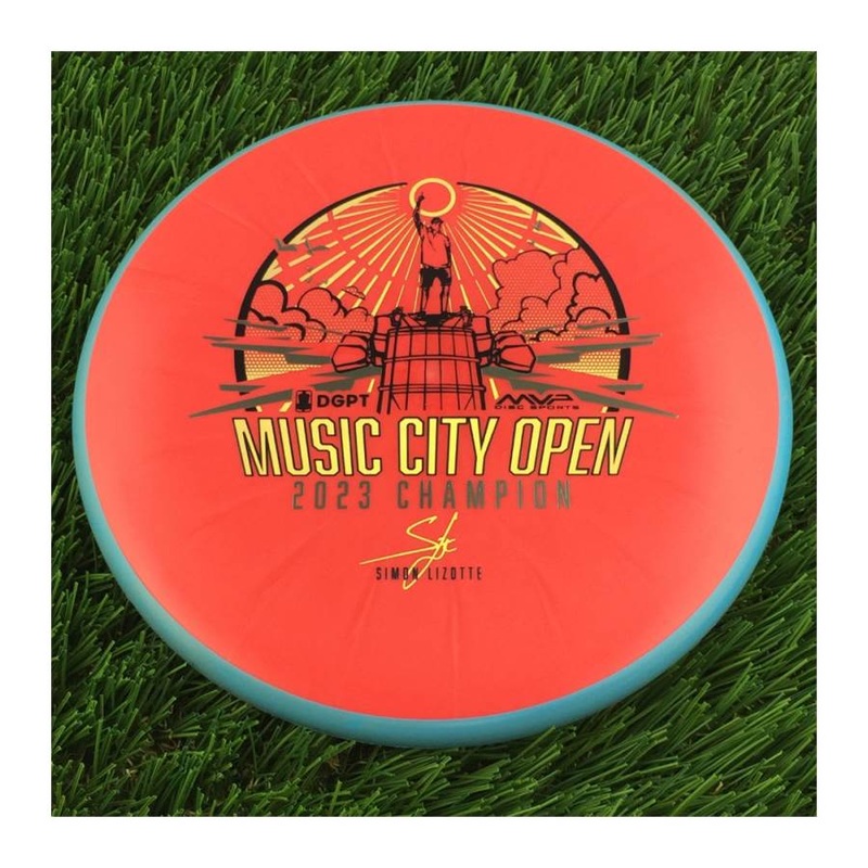 Axiom Fission Proxy with DGPT Music City Open Champion 2023 Simon Lizotte Signature Stamp – 155g – Solid Red