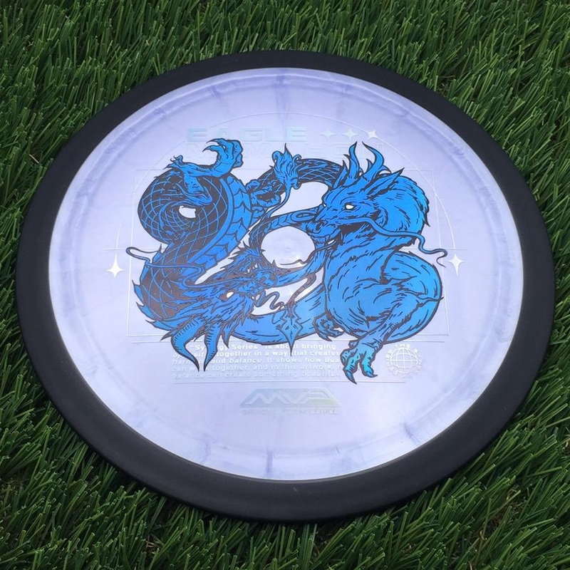 MVP Plasma Dimension with Eagle McMahon Team Series & Synergy Series Dragon Art by Green C Studio Stamp – 173.98g – Lavender Purple