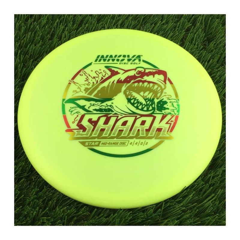 Innova Star Shark with Burst Logo Stock Stamp – 180g – Solid Pale Yellow