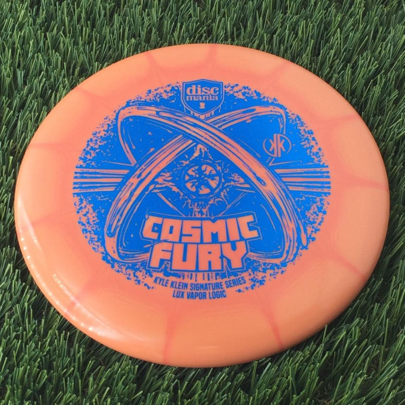 Discmania Evolution Lux Vapor Logic with Cosmic Fury – Kyle Klein Signature Series Stamp – 174g Orange