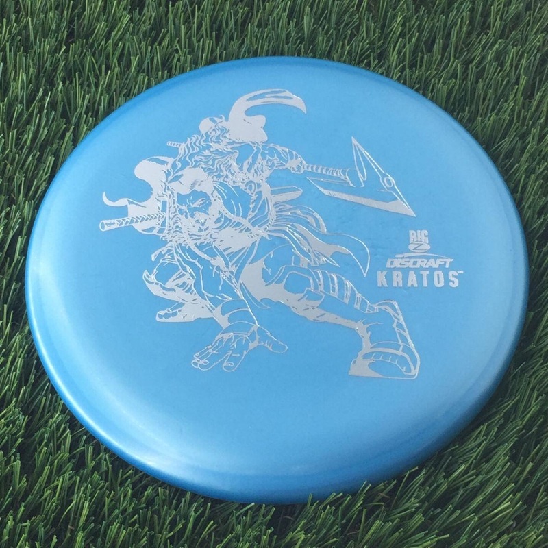 Discraft Big Z Collection Kratos with Big Z Stock Stamp with Inside Rim Embossed PM Paul McBeth Stamp – 174g – Solid Blue