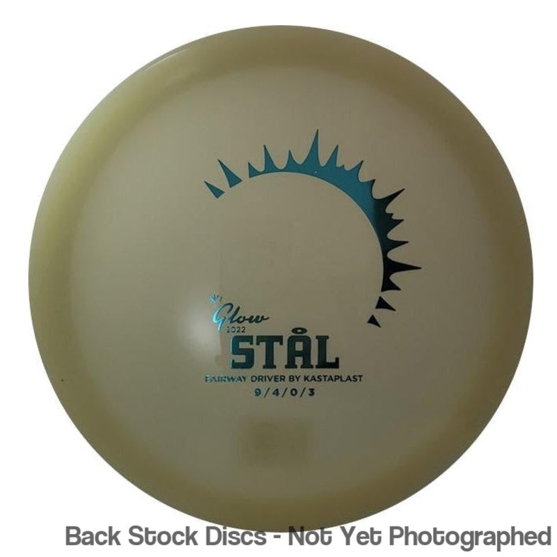 Kastaplast K1 Glow Stal Fairway Driver with 2022 Edition Stamp [Back Stock Inventory – Disc and Stamp Color WILL VARY]