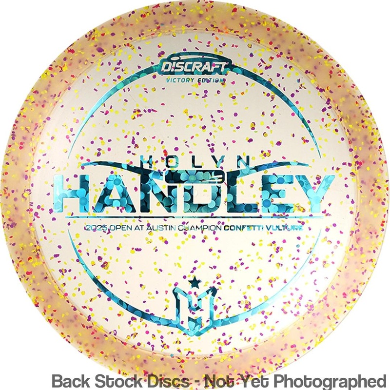 Discraft Elite Z Confetti Vulture Fairway Driver with Holyn Handley – 2025 Open at Austin Champion – HH Logo Stamp [Back Stock Inventory – Disc and Stamp Color WILL VARY]