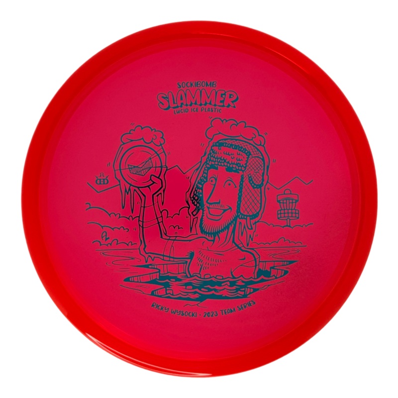 Dynamic Discs Lucid Ice “Bath” Sockibomb Slammer – Ricky Wysocki Team Series (2023)