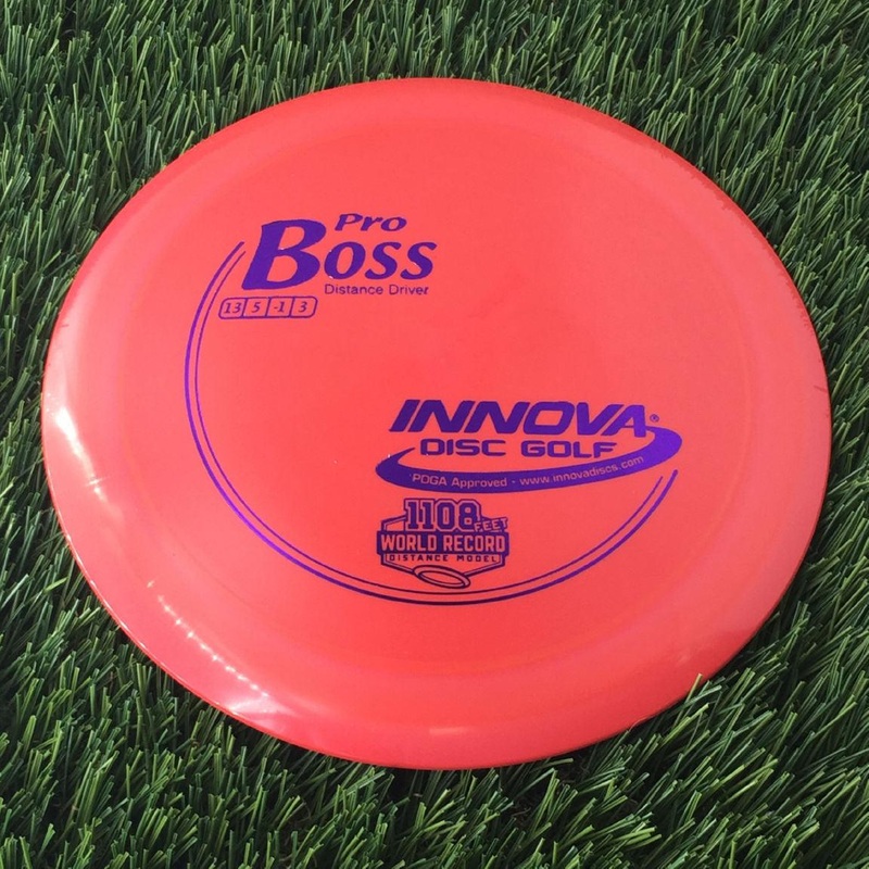 Innova Pro Boss with 1108 Feet World Record Distance Model Stamp – 175g Red