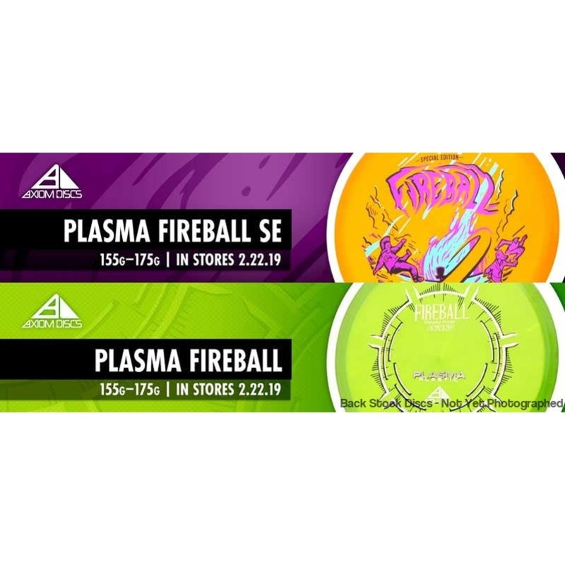 Axiom Plasma Fireball Distance Driver with Special Edition Stamp [Back Stock Inventory – Disc and Stamp Color WILL VARY]