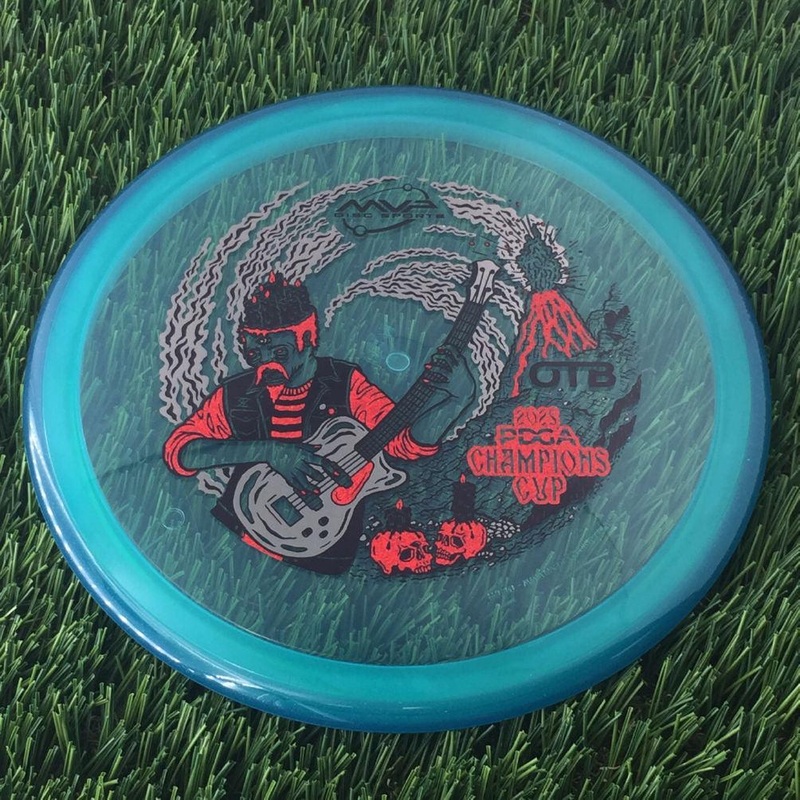 Axiom Prism Proton Soft Pyro with OTB Champions Cup 2025 – Sonic Eruption by Ripper Studios Stamp – 178g – Turquoise Blue