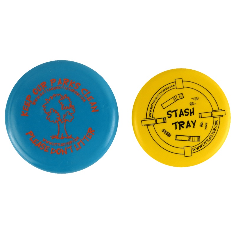 Gotta Go Gotta Throw Stash Tray Portable Ashtray Inter-Locking Mini Marker Disc Set
