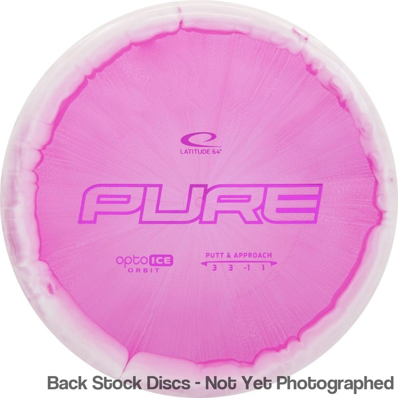 Latitude 64 Opto Ice Orbit Pure Putter (Stock Stamp) [Back Stock Inventory – Disc and Stamp Color WILL VARY]