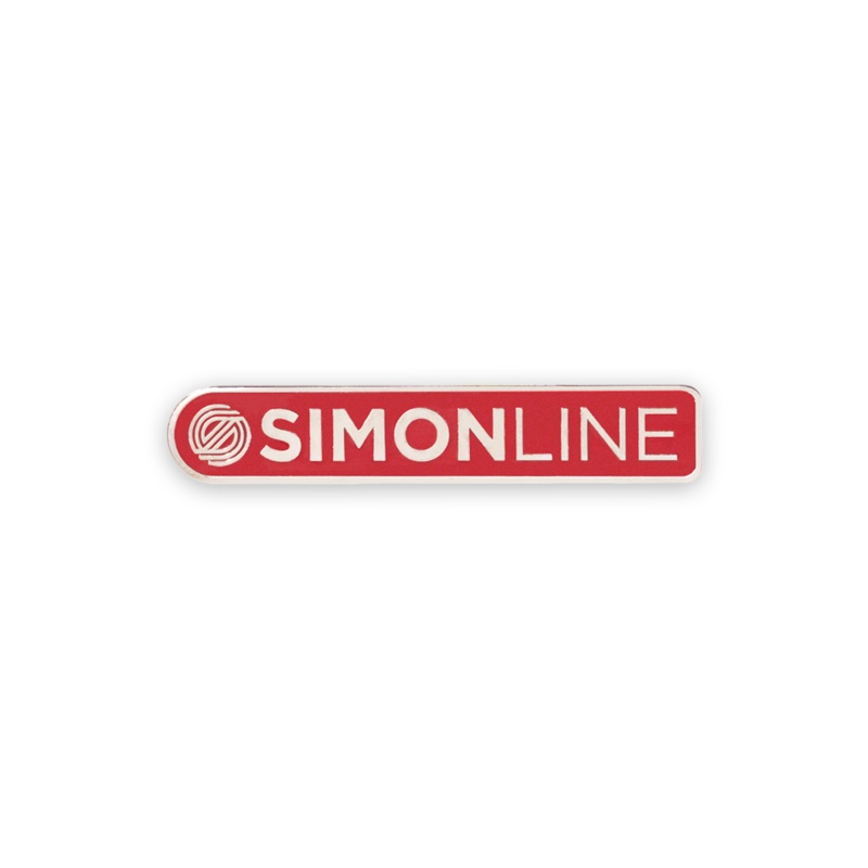 Simon Line Enamel Pin