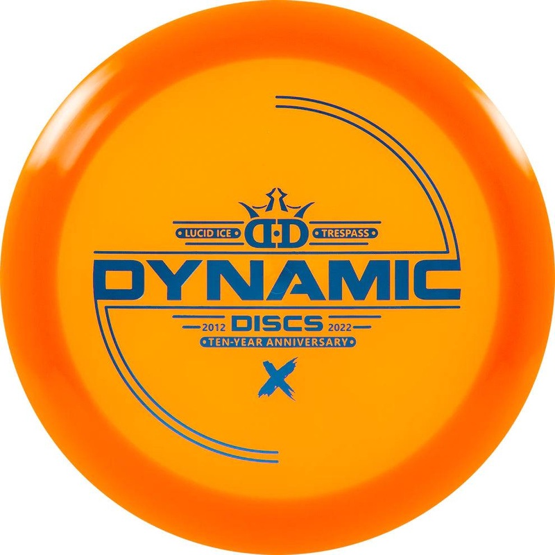 Dynamic Discs Lucid-Ice Trespass 10 Year Anniversary Stamp