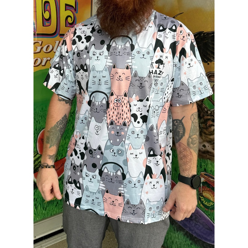 Happy Cat Hazy Shade Dry Fit Shirt