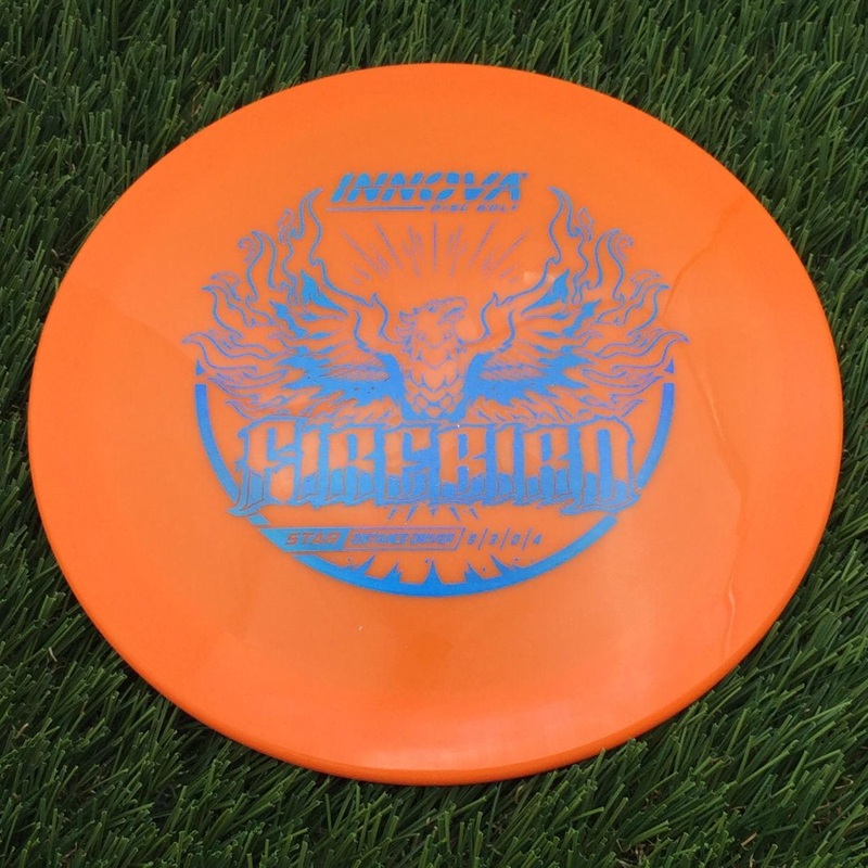 Innova Star Firebird with Burst Logo Stock Stamp – 175g – Solid Orange