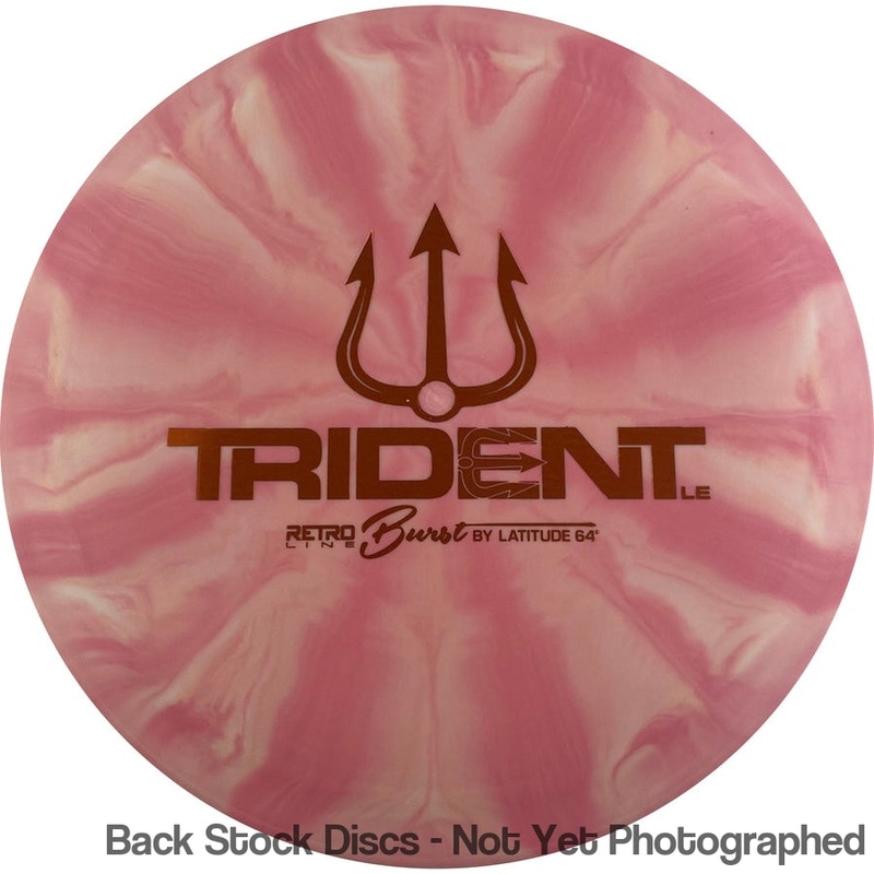 Latitude 64 Retro Burst Trident Fairway Driver with Limited Edition Stamp [Back Stock Inventory – Disc and Stamp Color WILL VARY]