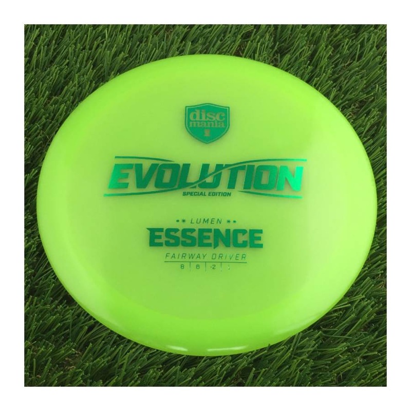 Discmania Evolution Color Lumen Glow Essence with Special Edition Stamp – 171g – Translucent Green