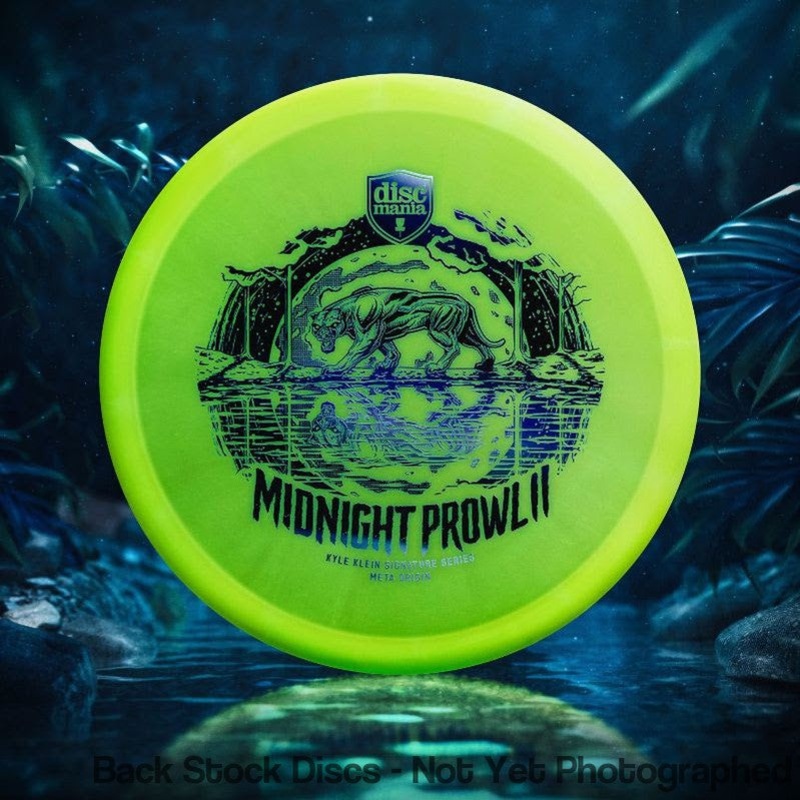 Discmania Evolution Meta Origin Midrange with Midnight Prowl II(2) – Kyle Klein Signature Series Stamp [Back Stock Inventory – Disc and Stamp Color WILL VARY]