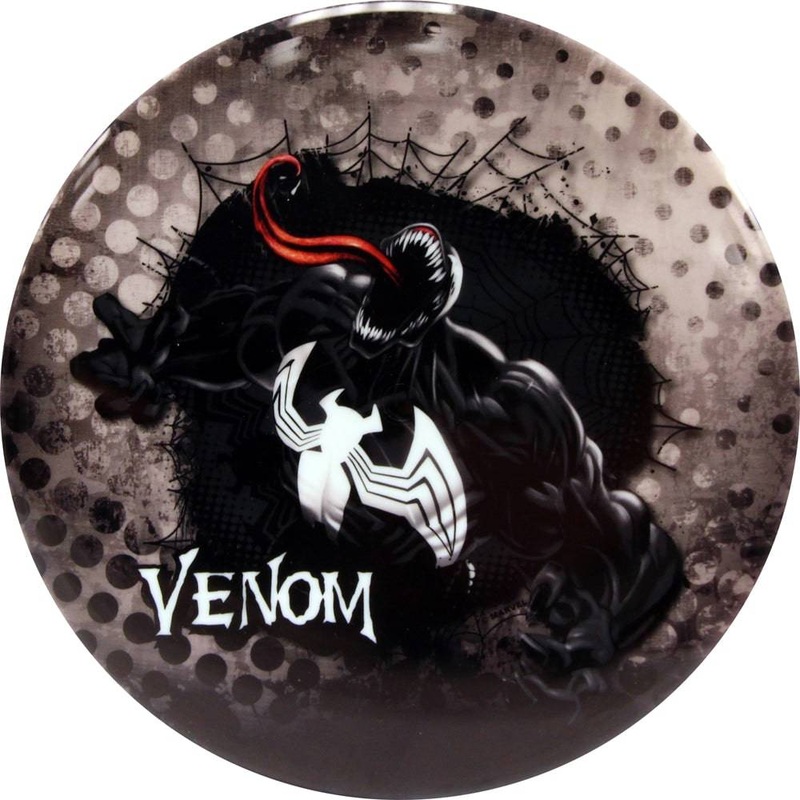 Dynamic Discs Marvel Venom DyeMax Halftone Breakout Fuzion Verdict Midrange Golf Disc