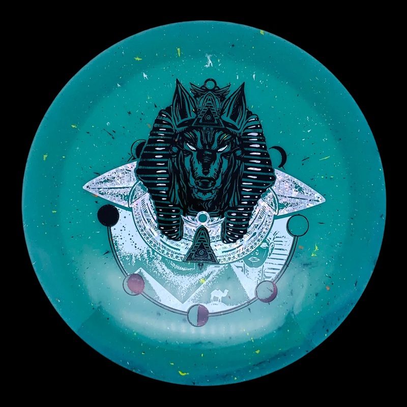 Infinite Discs Splatter S-Blend Pharaoh – Anubis over UFO