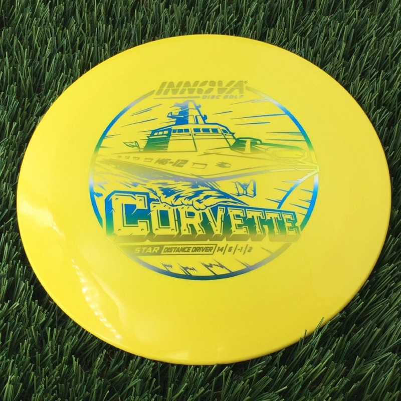Innova Star Corvette with Burst Logo Stock Stamp – 175g Yellow