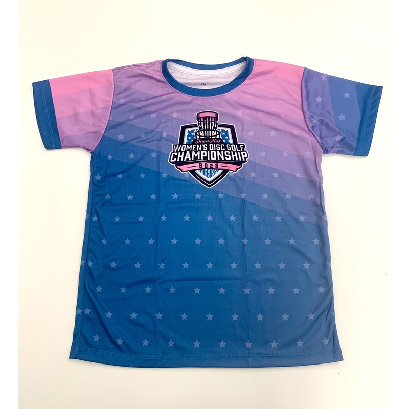 2022 Throw Pink Women’s Disc Golf Championship Youth Jersey