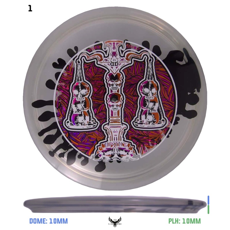 Dynamic Discs Lucid Ice SplaDDer Justice – Scales of Justice 10 Year Anniversary