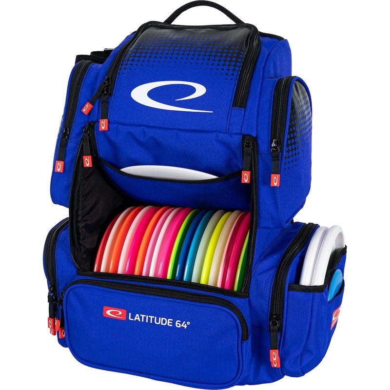 Latitude 64 Luxury E4 Backpack Disc Golf Bag (Blue)