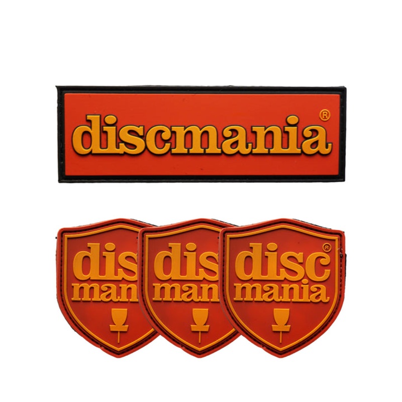 Discmania Red Patches (Velcro On Backside)