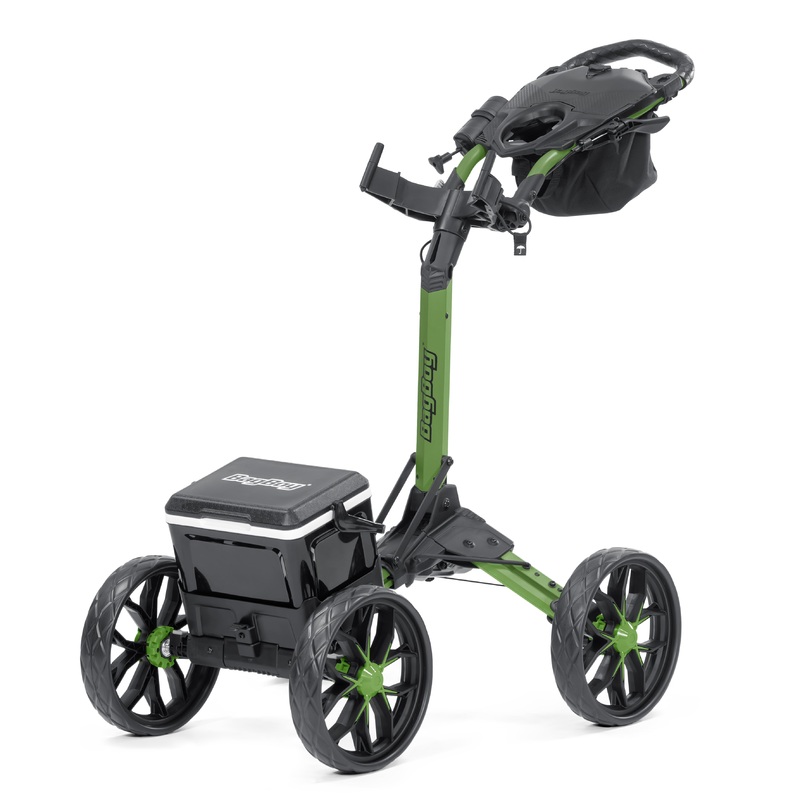 Bag Boy Quad Pro Disc Golf Cart – Green/Black