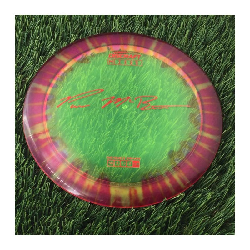 Discraft Elite Z Fly-Dyed Zeus with Paul McBeth Large Signature Stamp – 174g – Translucent Dyed