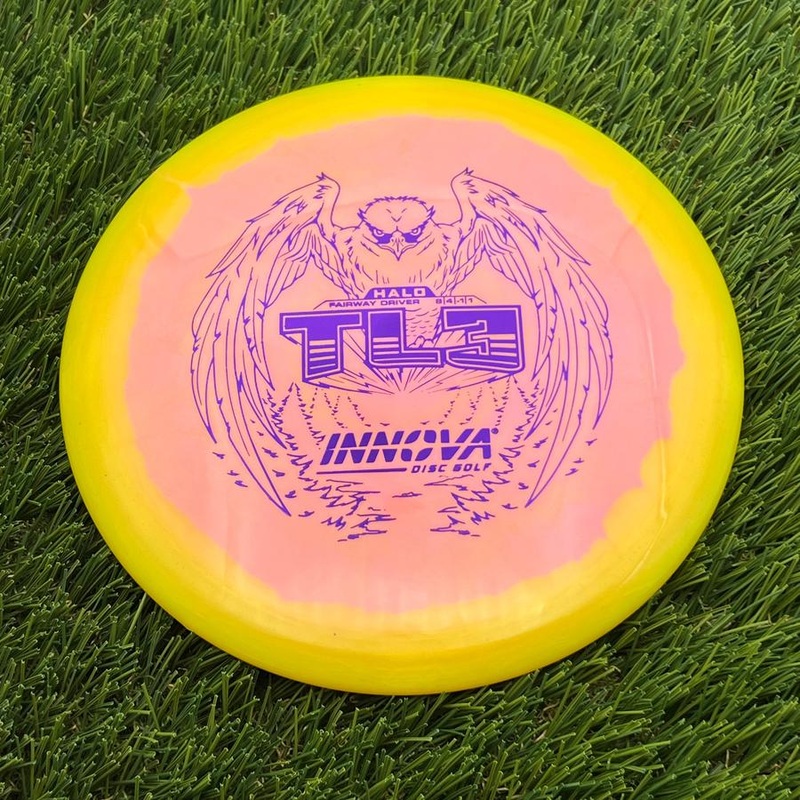 Innova Halo Star TL3 with Burst Logo Stock Stamp – 159.67g – Pinkish Yellow