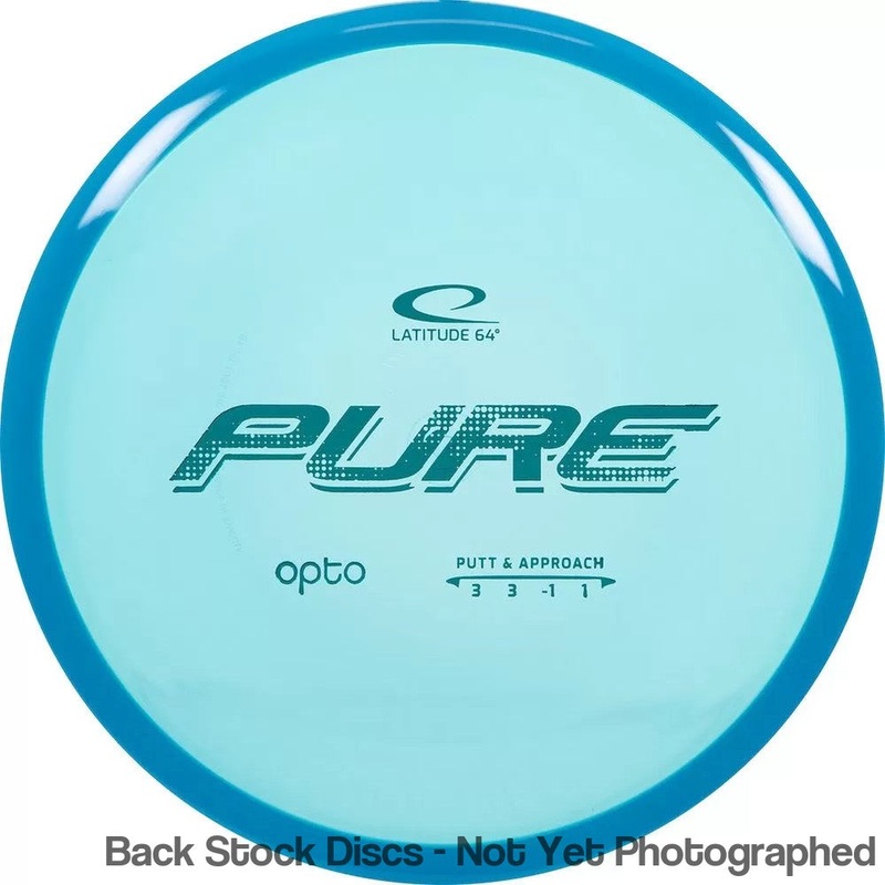 Latitude 64 Opto Pure Putter (Stock Stamp) [Back Stock Inventory – Disc and Stamp Color WILL VARY]