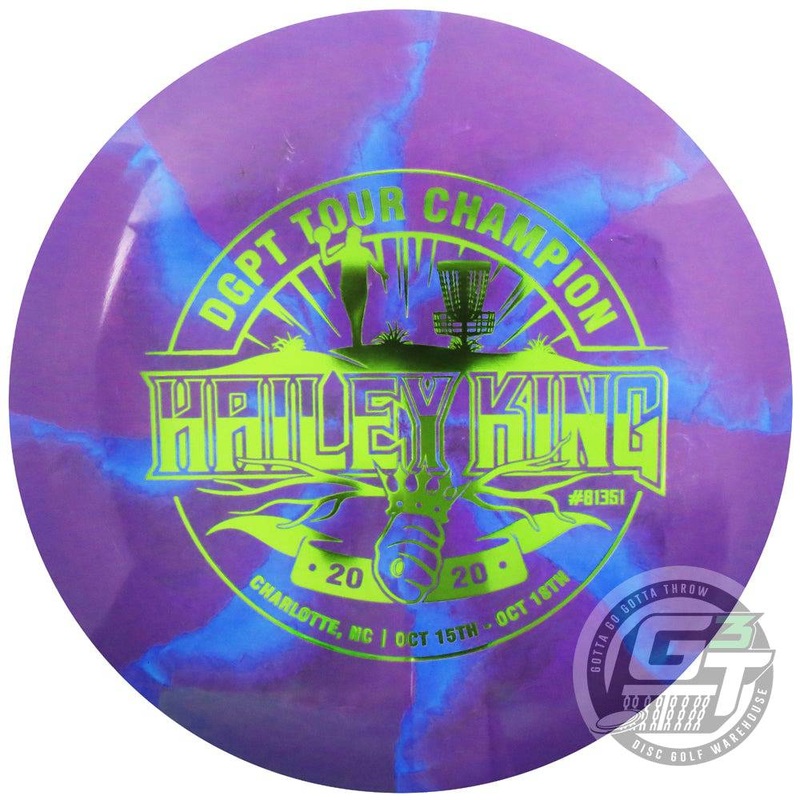 Discraft Limited Edition 2020 DGPT Champion Hailey King Swirl ESP Stalker Fairway Driver Golf Disc